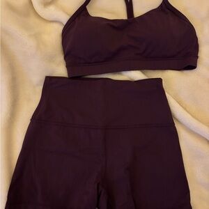 CRZ YOGA Dark Purple Set